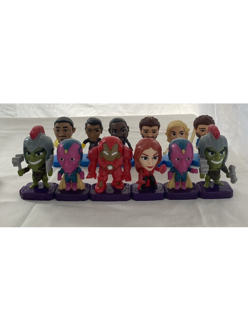 Lot of 12 2020 McDonald’s  Marvel Avengers Endgame Happy Meal Toys Collection